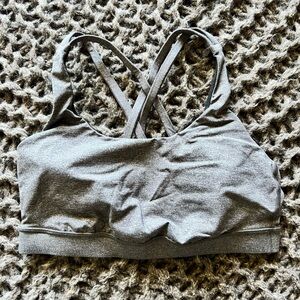 Lululemon Energy sports bra in Heathered grey size 8